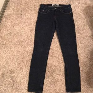 Dark wash super skinny Hollister jeans
